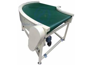 China Bend Industrial Conveyor Systems , PVC Belt Conveyor Equipment For Finished Bags wholesale
