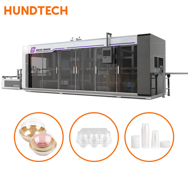 2mm Thickness Thermoplastic Vacuum Forming Machine 25Cycles/Min Thermal Vacuum