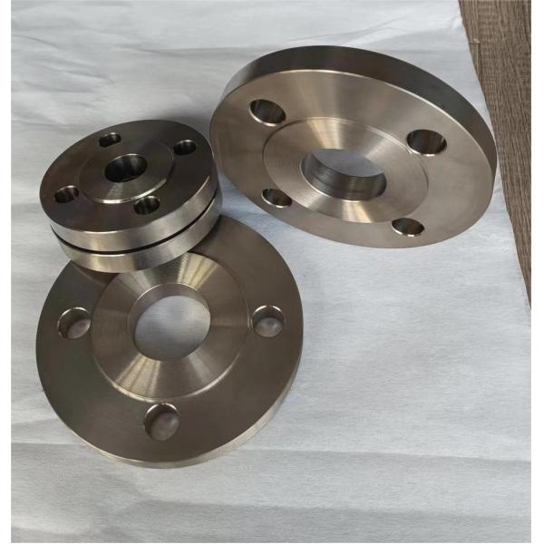 Titanium Flat Welded Flange / Welding Plate Flange With Gr1 Gr2 Gr9 Gr10