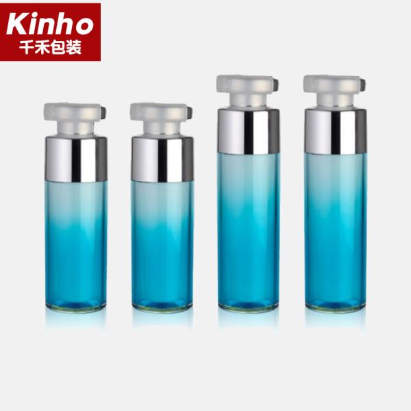 25-50ml Airless Pump Container PMMA Left Right Lock Double Wall 30ml Dispenser