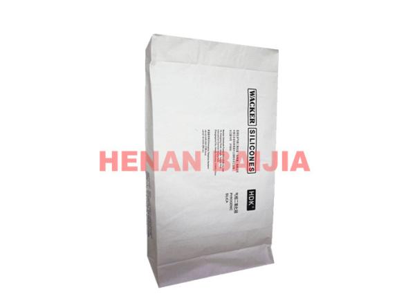 Industrial Multiwall Kraft Paper Bags Heat Sealed Self Closing High Speed