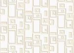 Removable Non-woven Vintage Style Living Room Wallpaper With Geometric Pattern