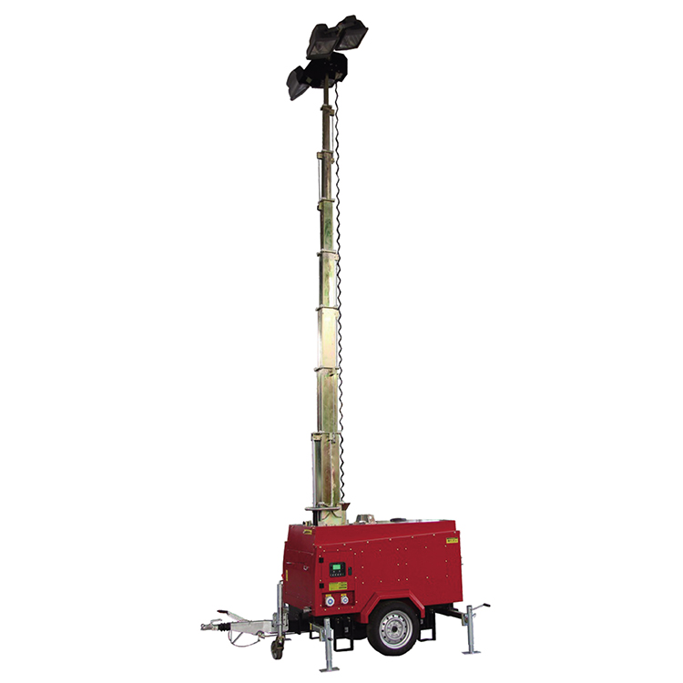 220v 5m Doosan Diesel Generator Light Tower Led 4x350w