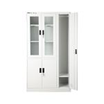 H1850mm 0.6mm Thickness Metal Document Cabinet With Locker