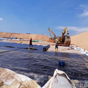 China HDPE Geomembrane for Fish Prawn Farm and Dam Protection Geosynthetics at Affordable wholesale