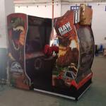 Coin Operated Video Arcade Game Machine Shooting Gun Jurassic Park Games With