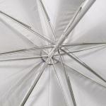 Automatic Open Lady Straight Umbrella Inside With Silver Coating Flower Print