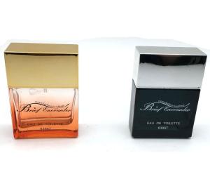 China Golden / Silver Fine Mist L Square Glass Diffuser Bottle 30m For Personal Care wholesale