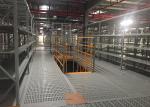 Gray Rack Supported Mezzanine Steel Shelving Systems for Huge Warehouse