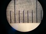 Stereo Zoom Portable Measuring Microscope Cross With Reticle 6.93mm WD 100X