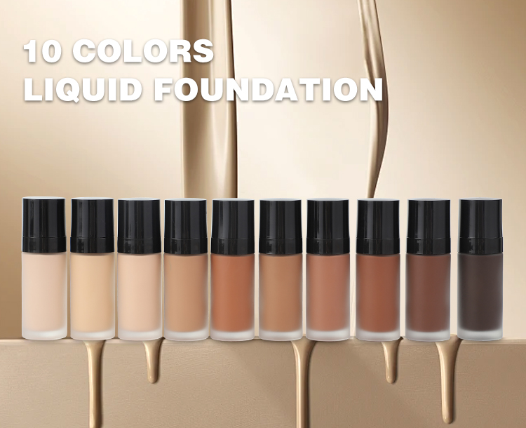 OEM Make Your Own High Quality Foundation Liquid Full Cover Long Lasting Private Label Matte Waterproof Makeup Foundation