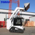 Snow Removal Mini Track Skid Steer Earthworks Compact Skid Steer Machine