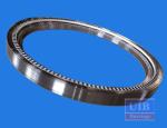 Anti Friction Greased Slewing Ring Bearing Cross Roller Support 148mm High