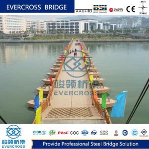 China Heavy Loading Capacity Steel Floating Pontoon Bridge Economical wholesale