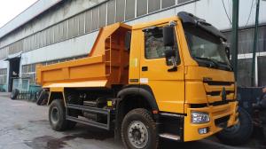 China HOWO 4x2 266 / 290hp 6 Wheeler Heavy Duty Mining Dump Truck U - Cargo Body wholesale