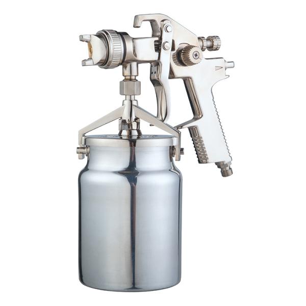PRO HVLP Air Suction Feed Car Vehicle Paint Spray Gun 1.7mm Nozzle 1000cc Pot
