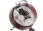 Household 680mm Metal Round Retro Table Fan 25W Brushed Nickel CE RoHS