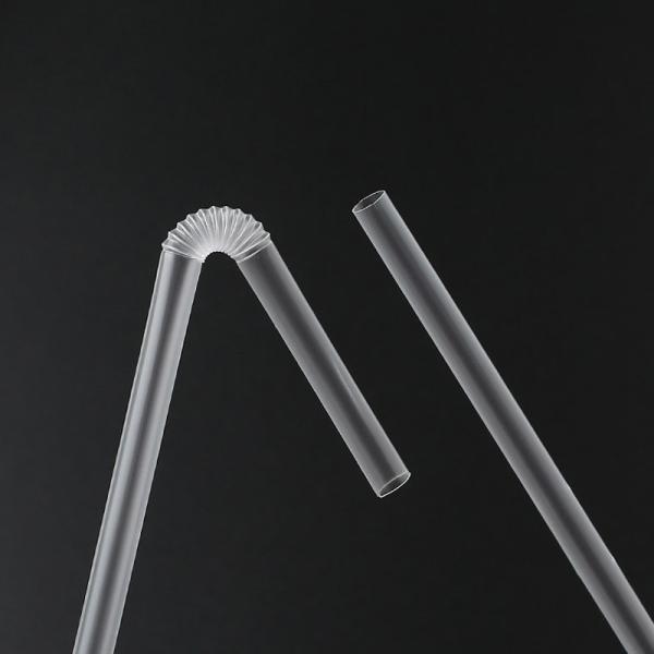 Paper Wrap Non Plastic Drinking Straws / Biodegradable PLA Straws Customized