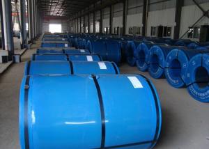 China Colorful Prepainted Steel Coil 600 ~ 1250mm Width For Construction / Buildings wholesale