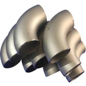 China Titanium Alloy Pipe Fittings ASTM B16.9 Grade 2 Titanium 90 Degree Elbows Hot Rolled wholesale