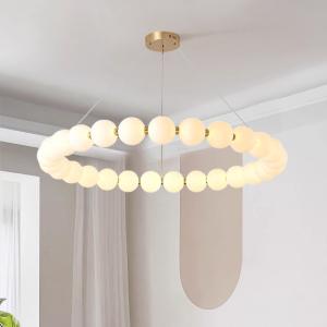 China LED Energy Saving Glass Pendant Lamps Dining Room Restaurant Chandelier 25-30M2 wholesale