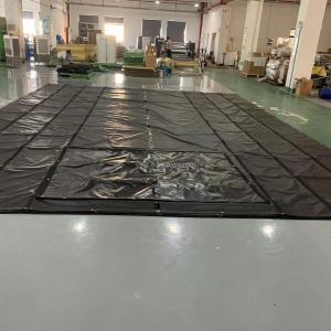 China Waterproof PVC Tarpaulin Fabric Flatbed Tarpaulin Sheet Lumber Tarp Loading Flatbed Truck Tarps wholesale