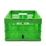 600x400x255mm Plastic Folding Box Pallet Optimal Air Circulation Fruits