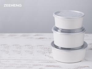 China OEM ODM Aluminum Foil Disposable Fast Food Packing Container Paper Bowl wholesale