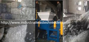 China Scrap PE / PP Film Double Shaft Shredder High Torque For Agricultural wholesale