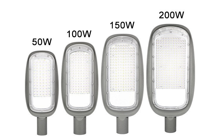 SMD 3030 Outdoor LED Street Lights 90lm/W 60w 100w 150w 200w 220v For Public Place