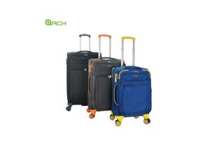 China Tapestry Trolley Travel Luggage Bag with Trimming Color Design wholesale