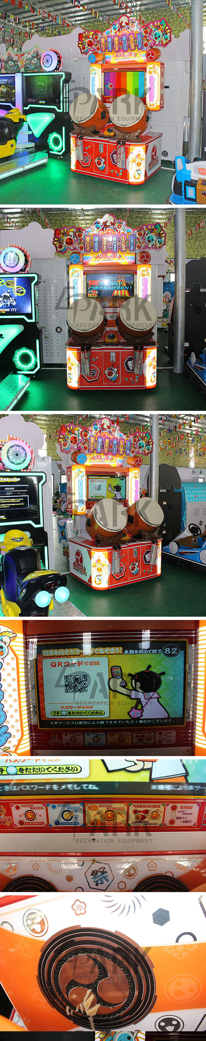 Taiko Talent Game Coin Operated Drummer Music Machine Attract And Fashion