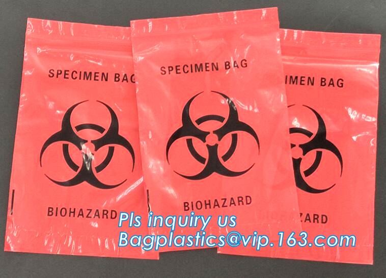 Biodegradable Biohazard Specimen Bag, Biohazard Specimen Transport Bag, Medical Grade Laboratory Specimen Bag, bagplasti