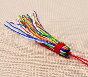 China Multicolored beautiful shiny silk tassels trimming fringe for home textiles decoration wholesale