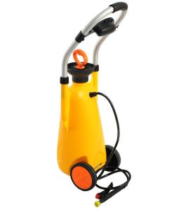 China Yellow Portable 12L pressure eyewash equipment, portable emergency ABS eye wash station wholesale