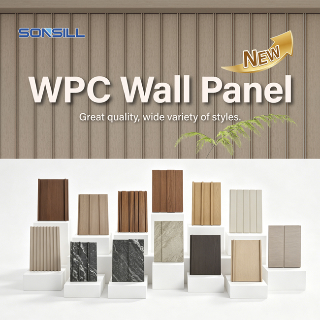 Waterproof Moisture-Proof Highly Customizable WPC Wall Panel for Interior Wall Decoration