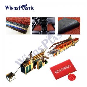 China Automation PVC Coil Door Mat Making Machine / PVC Car Mat Machinery Plant wholesale