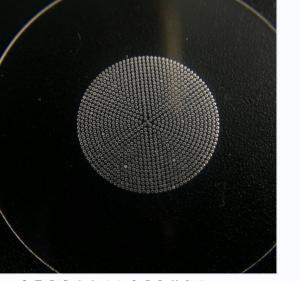 China High Temperature Resistance Fused Silica Plate Round Shape Laser Drilling wholesale