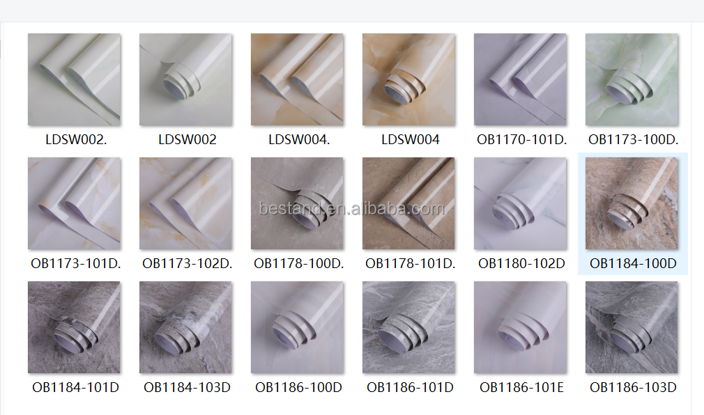 Fashional 3D White Marble Contact Paper Vinyl Waterproof Wallpaper for Bathrooms Glossy Wall Paper Marble Roll 60cm * 10m