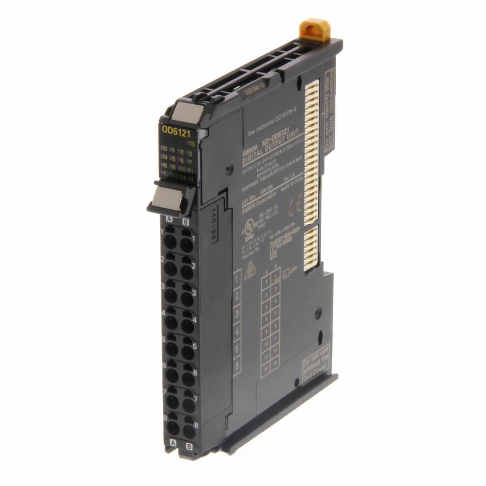12 - 24V DC Omron PLC NX 16 Points Digital Transistor Output Unit NX-OD5121