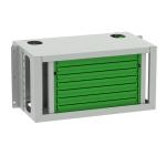 White LC Type 96 Ports Optic Fiber Distribution Patchpanel for Fiber Optic