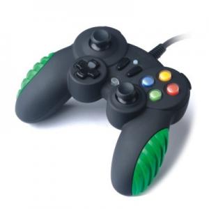 China Professional Vibation PC Joystick Controller Dual Shock Pad With Rubber Hand Grip wholesale