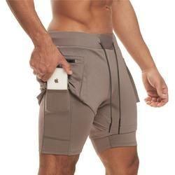 China Wholesale 2022 New Running Shorts Men 2 in 1 Double-Deck Quick Dry Sport Shorts Fitness Jogging Workout Shorts wholesale