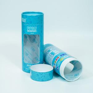 China 100ml Paper Tube Packaging With Window , Embossing PVC Window Paper Box wholesale