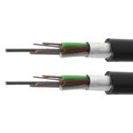 GYTA 12 Core Single Mode Armoured Fiber Optic Cable With PE Jacket