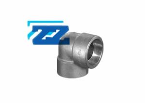 China 90 Degree Socket Weld Steel Pipe Elbow 3 &quot; 6000 LB SS 316 ASME B16 11 Galvanized wholesale