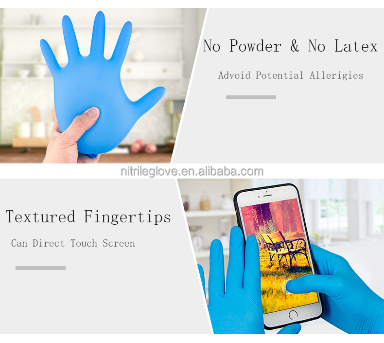 Disposable Nitrile Gloves Industrial Nitrile Examination Gloves
