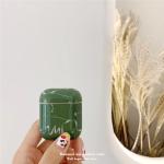 for AirPods Marble Case Protective Cover Compatible with Apple AirPods 2 and 1