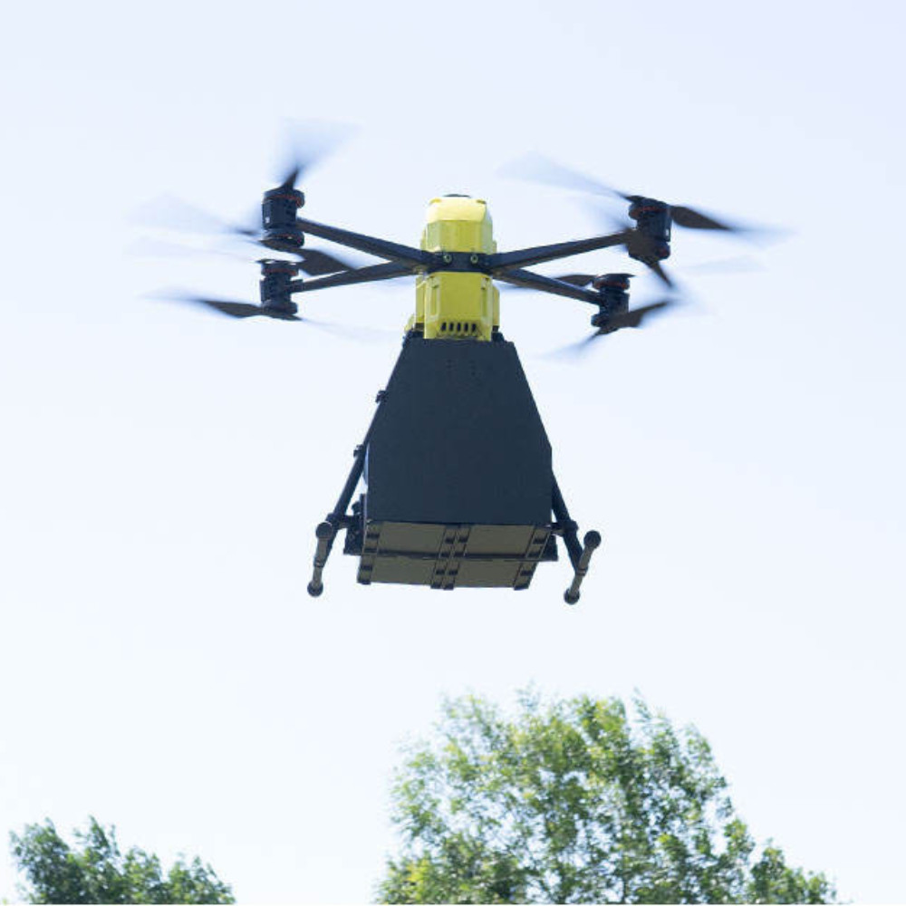 815mm Wheelbase 90minute Eight Rotor Drone Take Off Weight 15kg Surveying Security HXN1-Y