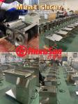 Stainless Steel Butchery Fresh Meat Cube Cutter Slicer 600w 250kg/H Meat Cutting